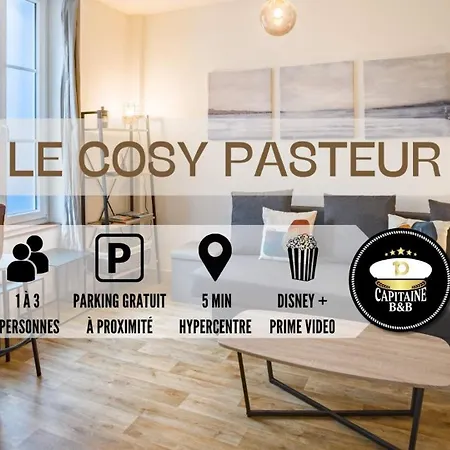 Apartment Le Cosy Pasteur 5 Min Hypercentre Parking Public Gratuit A Proximite Troyes