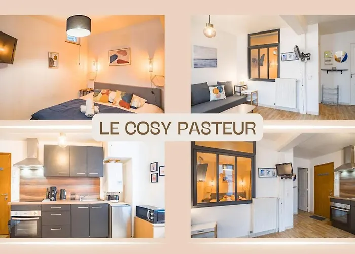 Le Cosy Pasteur 5 Min Hypercentre Parking Public Gratuit A Proximite * Troyes
